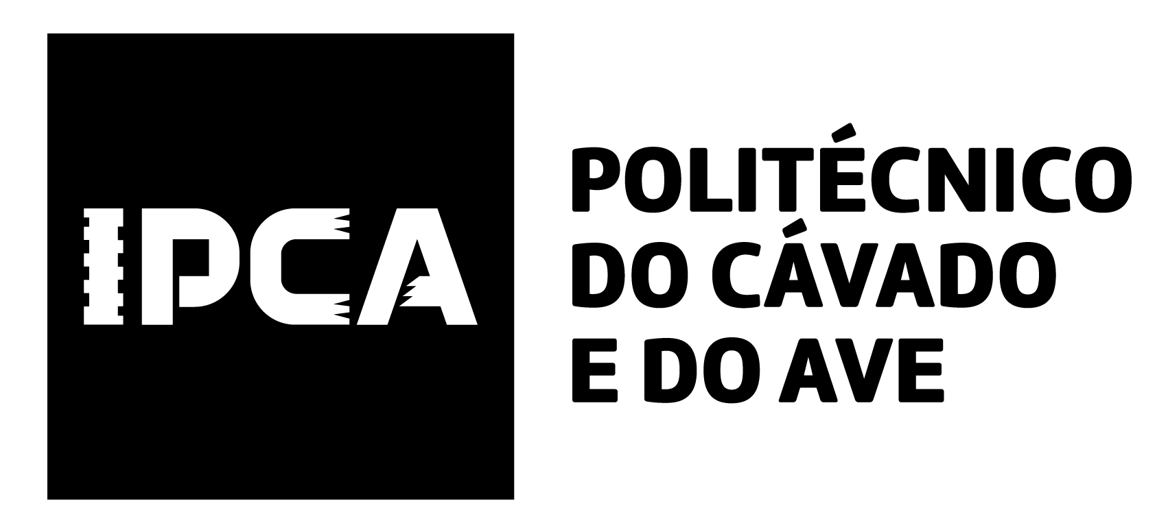 Logos IPCA-Politecnico-PRETO-H